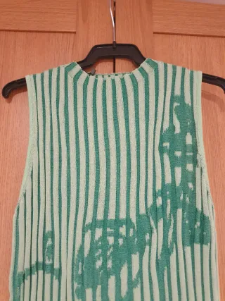 Vestido largo ajustado Parfois verde talla M/L