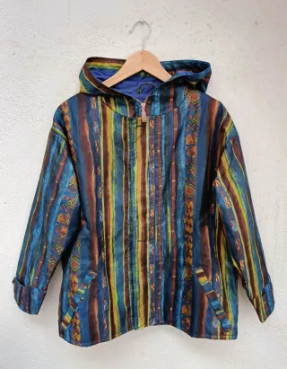 Chaqueta anorak Surfer 2000 L étnic navajo hippie