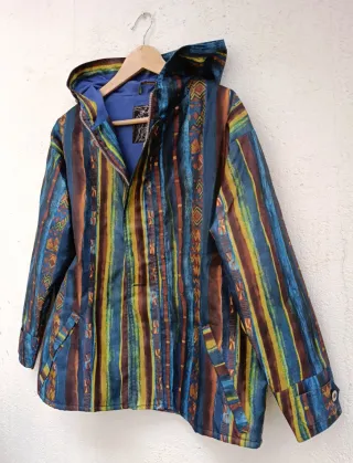Chaqueta anorak Surfer 2000 L étnic navajo hippie