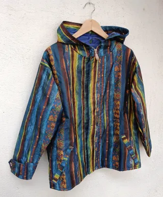 Chaqueta anorak Surfer 2000 L étnic navajo hippie