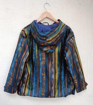 Chaqueta anorak Surfer 2000 L étnic navajo hippie