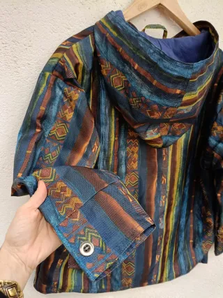 Chaqueta anorak Surfer 2000 L étnic navajo hippie