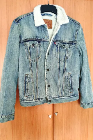 Chaqueta Levis Sherpa Trucker forro talla M