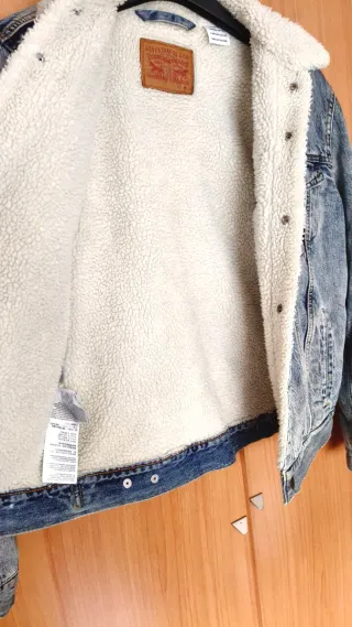Chaqueta Levis Sherpa Trucker forro talla M