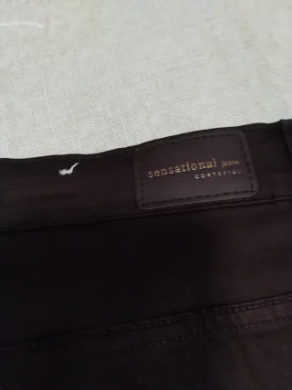 Pantalón recto Cortefiel marrón