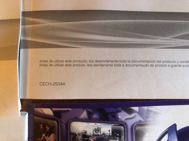 Manuales PS3 CECH-2504A