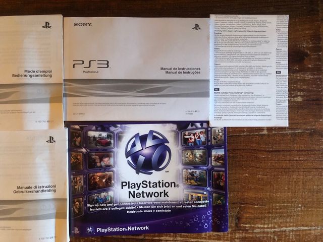 Manuales PS3 CECH-2504A