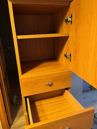 Mueble auxiliar madera 40x40x150