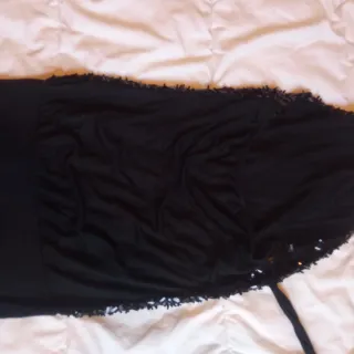 Top fiesta lentejuelas negro