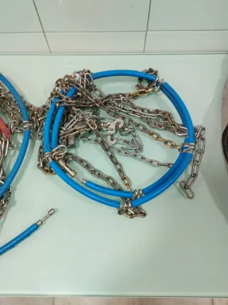 Cadenas Nieve Aro Metálicas