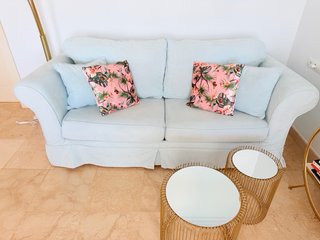 Sofá Cama Light blue