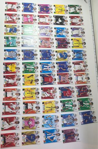 78 Cartas Adrenalyn con mucha variedad