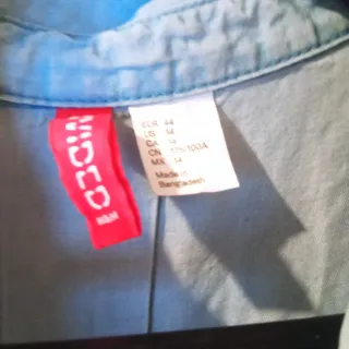 Vestido tejano sin mangas talla 40