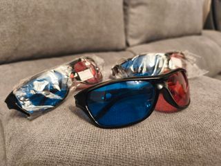 Gafas 3D Anaglifo (Rojo/Azul) (PACK 3)