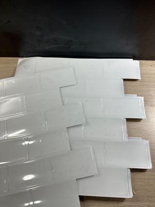 Art3d 10 adhesivos para azulejos, color blanco