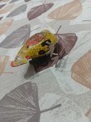 Gallina Giocattolo in Latta a Corda