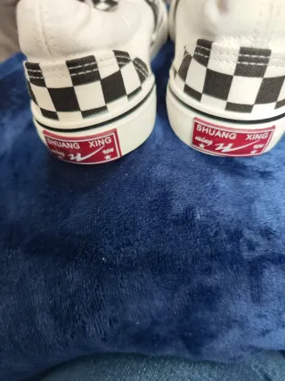 Zapatillas a cuadros unisex