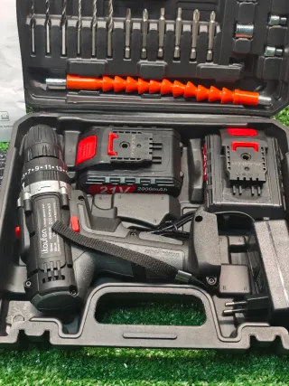 Taladro Inalámbrico 21V con 2 Baterías