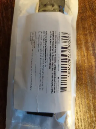 Correa 22mm Suunto Vertical Negra