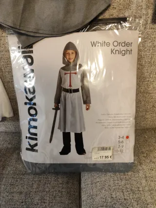 Disfraz Caballero Templario 3-4 Años