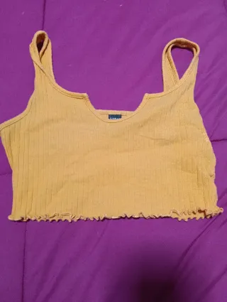 Top Shein Amarillo Talla XS