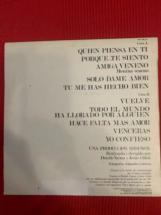 Disco Vinilo Gonzalo Hispavox