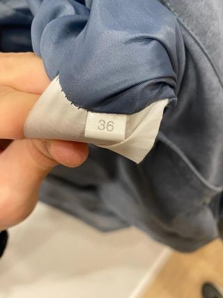 Blue Suede Overcoat Claude Havrey Vintage...