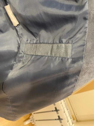 Blue Suede Overcoat Claude Havrey Vintage...