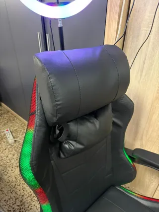 Sedia da Gaming con Comando e Luci LED