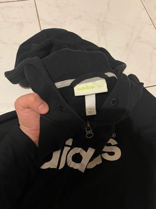 Sudadera Adidas Neo Mujer Talla S Negra