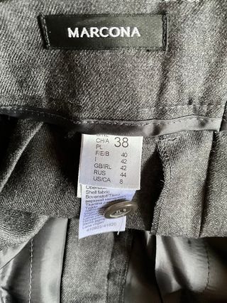 Pantaloni Marcona, Donna colore grigio IT 42 DE 38
