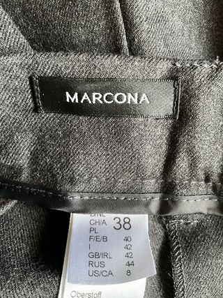 Pantaloni Marcona, Donna colore grigio IT 42 DE 38