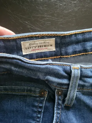 Levi's 725 High Rise Bootcut Jeans Azul