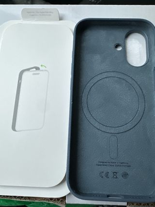 Funda iPhone 17 Silicona MagSafe Azul