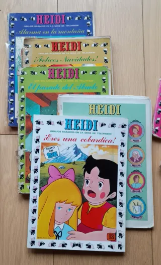 Lote 20 Tebeos Heidi Años 70
