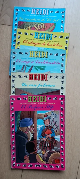 Lote 20 Tebeos Heidi Años 70