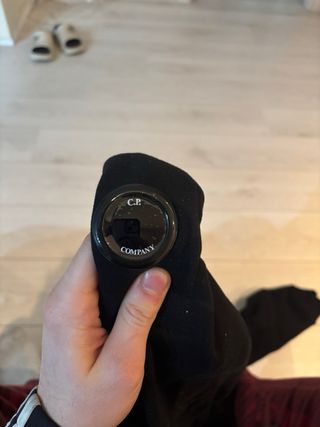 Felpa CP Company Nera Nuova con Cartellini