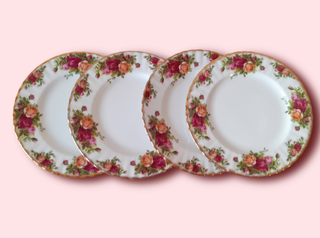 Cuencos y platos para 4 (8 piezas) Royal Albert