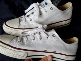 Zapatillas VICTORIA lona blanca y rayas Chollo!