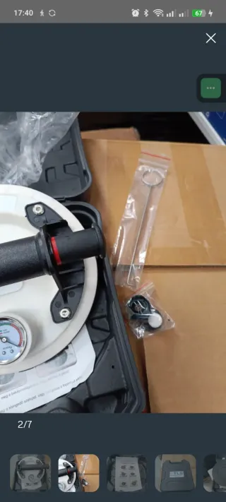 Ventosa de vacío TLS con manómetro