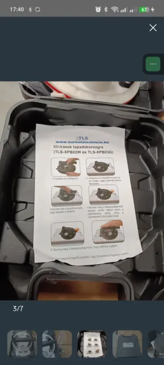 Ventosa de vacío TLS con manómetro