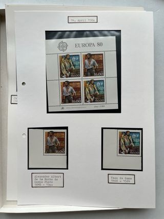 Sellos Países Europeos 33 Hojas Tematica Pinturas