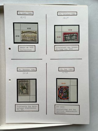 Sellos Países Europeos 33 Hojas Tematica Pinturas