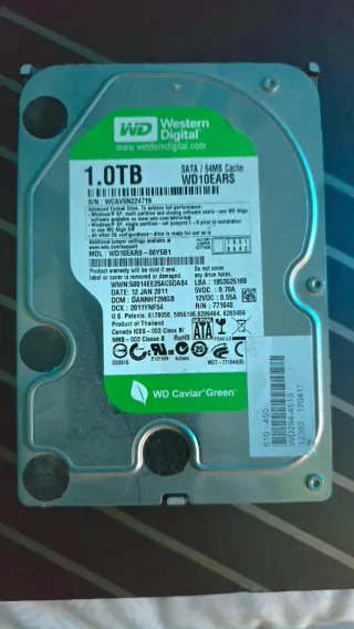 Lote 7 Discos Duros SATA 1TB