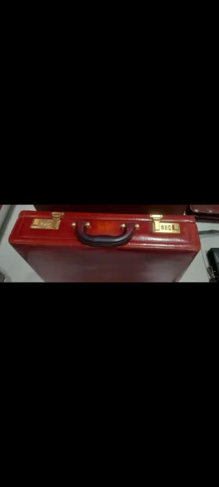 Lote Maletines Vintage Marrón y negro