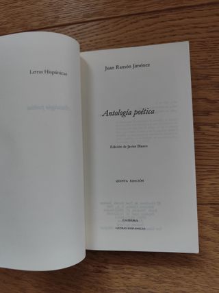 El Buscón y Antología Poética Cátedra Letras Hispá