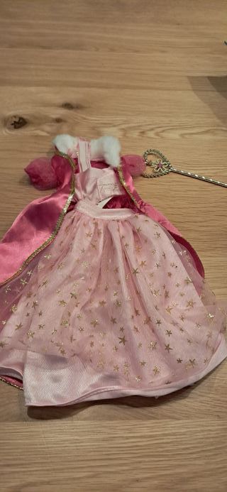 Vestido Nancy Princesa Estrella Rosa