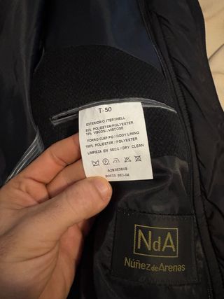 Abrigo lana Núñez de Arenas Talla 50