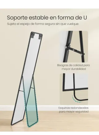 Espejo SONGMICS Cuerpo Entero 150x40cm