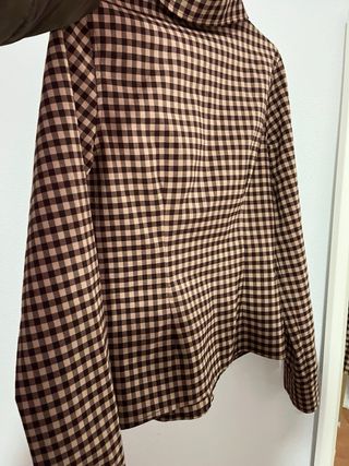 Camisa cuadros Zara Talla S